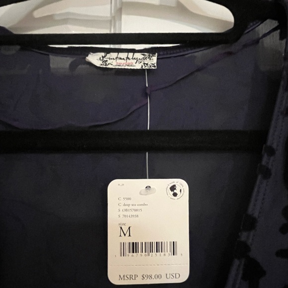 NWT FREE PEOPLE DARK PURPLE BODYSUIT - Picture 5 of 5